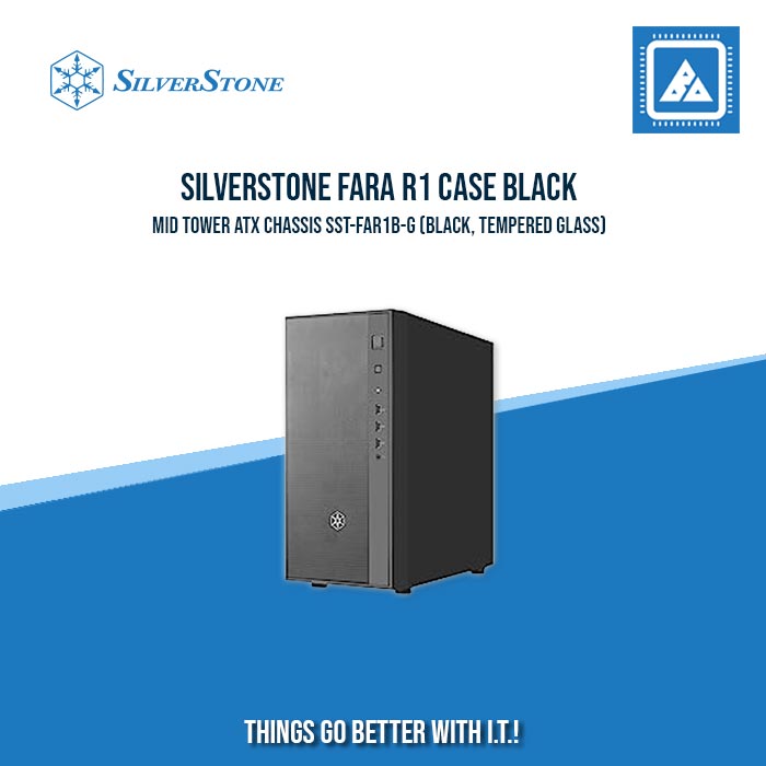 FARA R1 BLACK | WHITE ATXMID-TOWER CASE WITH TEMPERED GLASS WINDOW FARA R1 BLACK | WHITE ATXMID-TOWER CASE WITH TEMPERED GLASS WINDOW